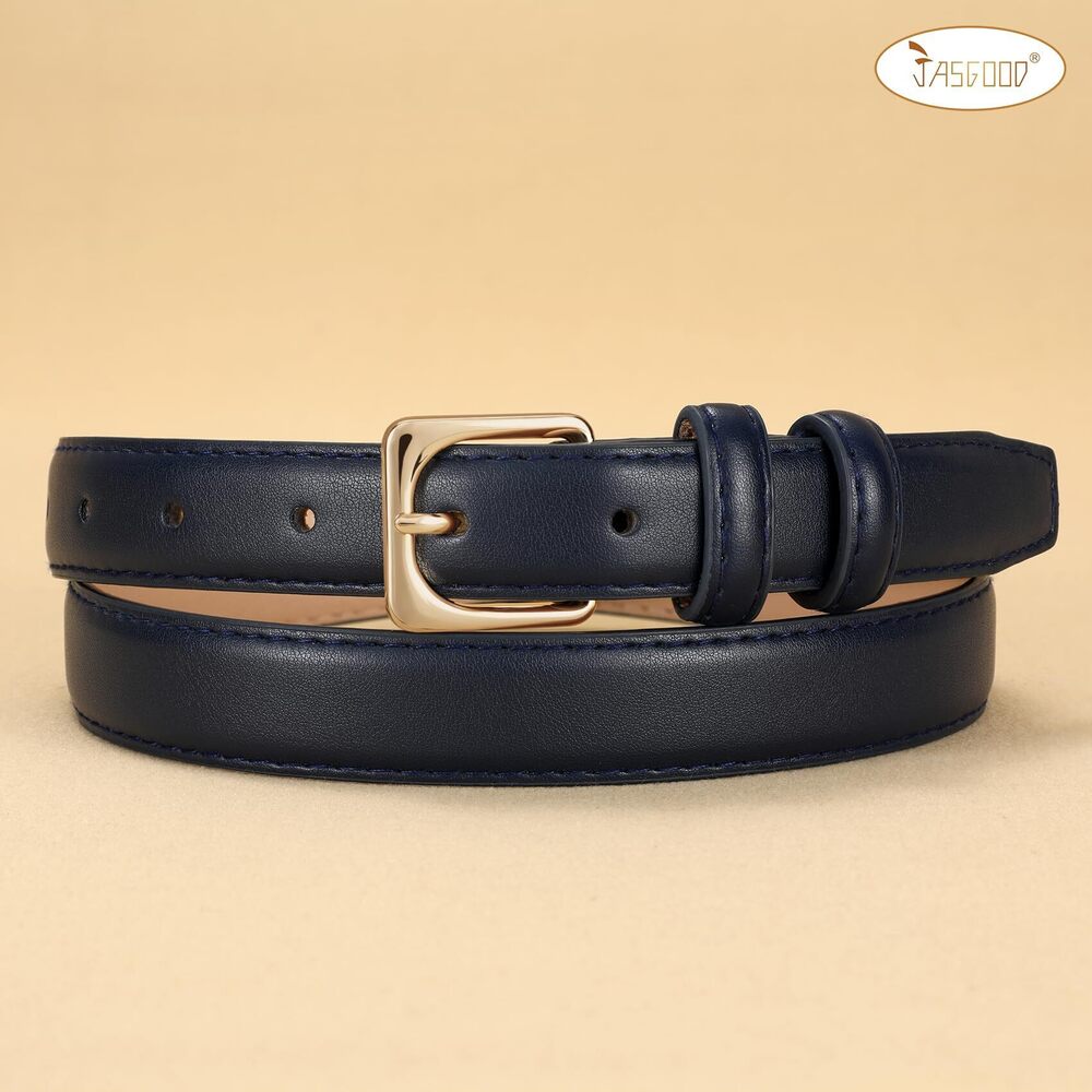 7265 Women Leather Belt For Pants Jeans Casual Fashion Ladies Skinny - Picture 2 of 7